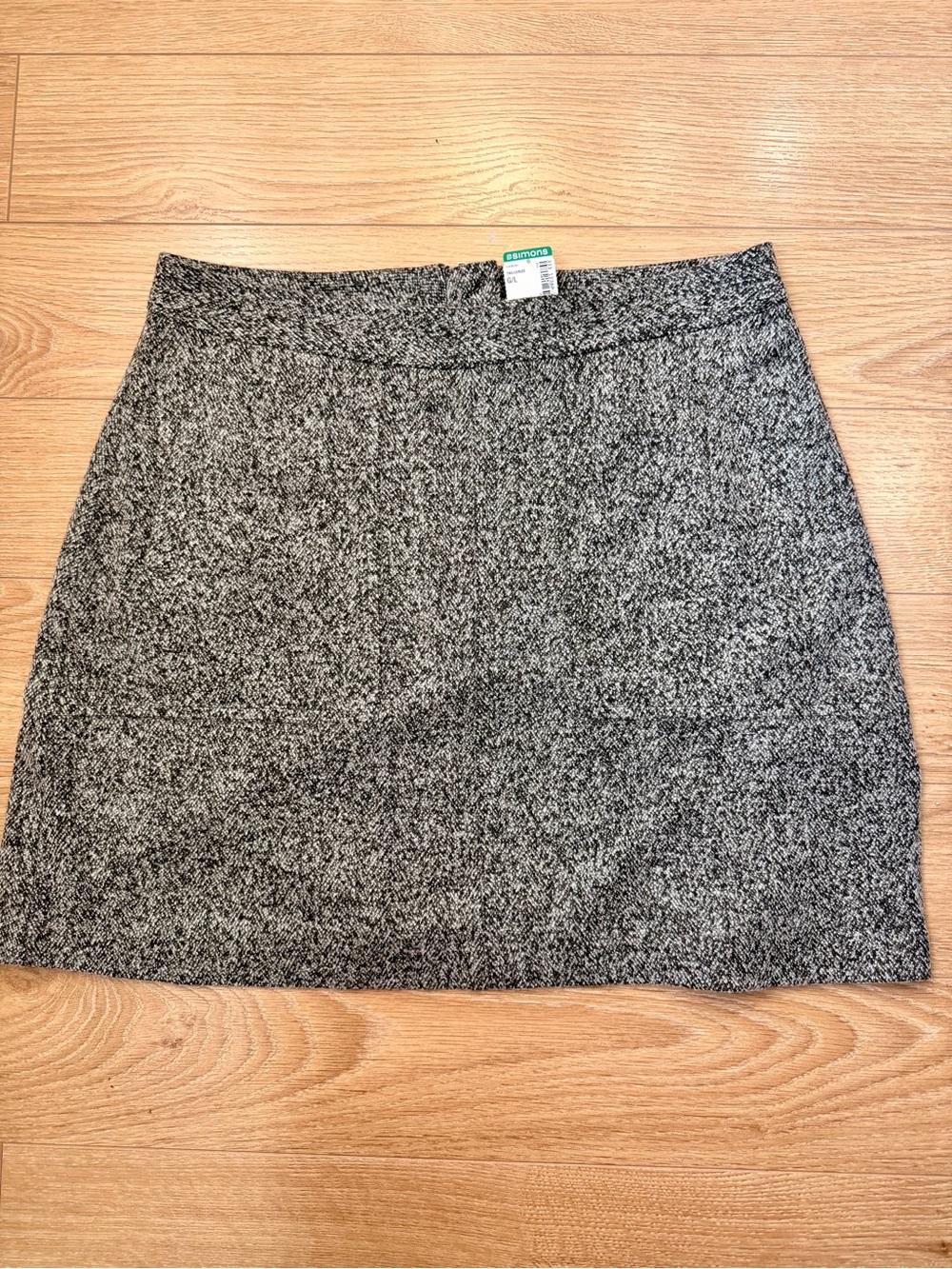 Simons Heathered Gray Mini Skirt